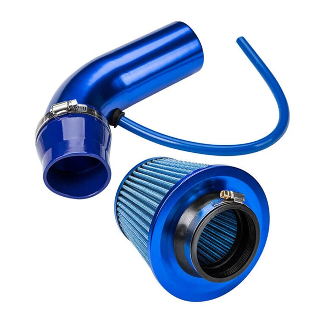 Luftfilter Aluminiumlegierung Luftansaugrohr Auto Versorgung Blue