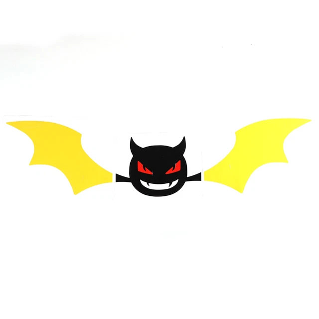Fits For 2013-23 Nissan Titan Rear Middle Sliding Window Glass Decal Sticker Bat