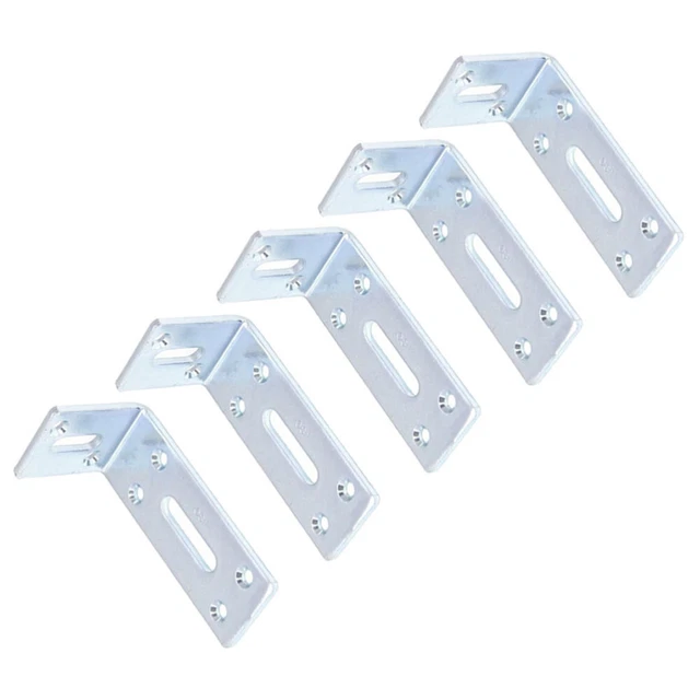 5pcs L GRACKET Épaissifié Support de support de support Doucheur en acier Miroir