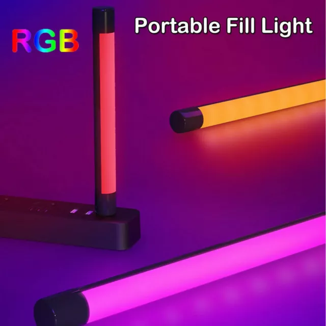 RGB LED Fill Light Wand Flash Tube Lights Stick Wedding Photography Lighting AU