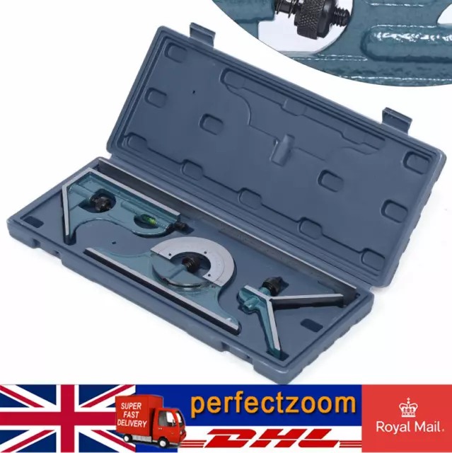 180° Universal Bevel Protractor Combination Squares Ruler Sets Carpenter Tool UK