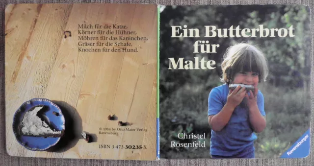 Ein Butterbrot für Malte, Christel Rosenfeld, Otto Maier Verlag , 1. 1984 2