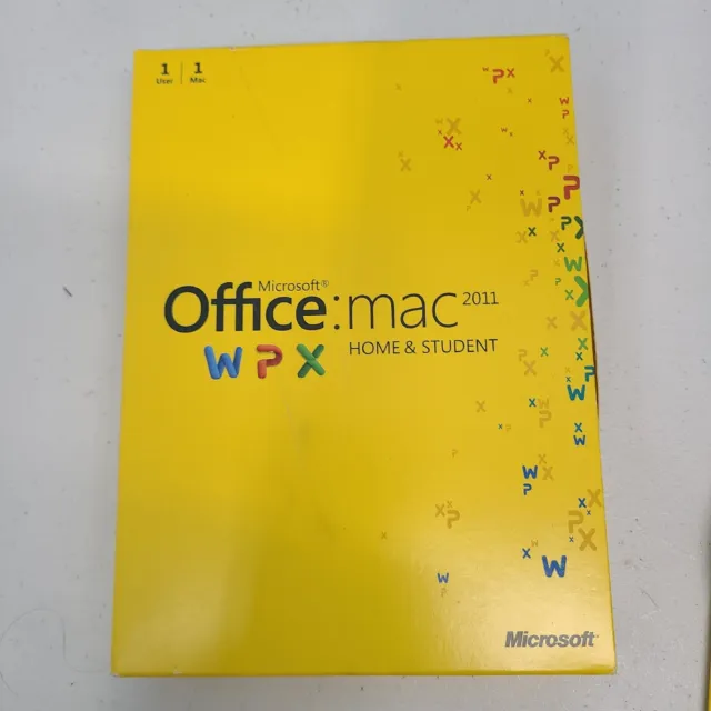 Microsoft Office for Mac Home and Student 2011 with the product key