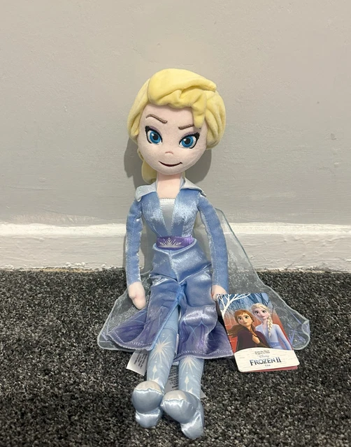 DISNEY STORE PRINCESS Queen Elsa Frozen 2 Plush Soft Doll Toy £15.00