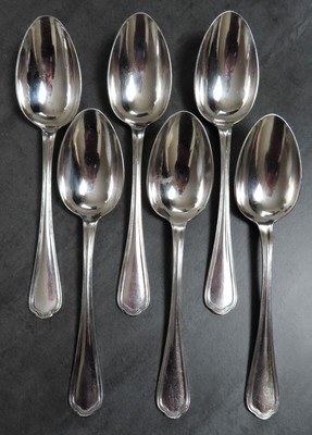 Christofle Christofle Boréal Table Fourches Plaqué Argent Couverts 20.5cm Français Art Déco 