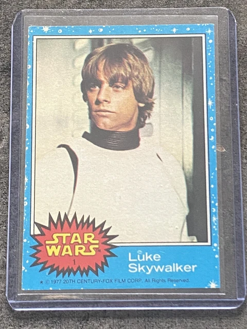 1977 Topps Star Wars All Series Complet Cards + Stickers + Error Good Condition