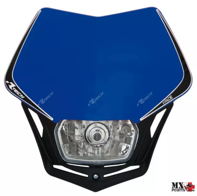 Porta Faro V-Face Yamaha Wrf 250 2005-2006 Racetech R-Maskblnr008   Blu Yzf