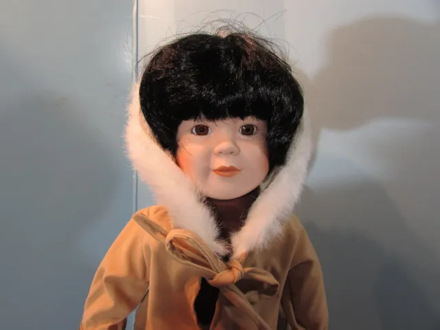 Seymour Mann Connoisseur Collection doll; "CHINOOK" ESKIMO 15" COA