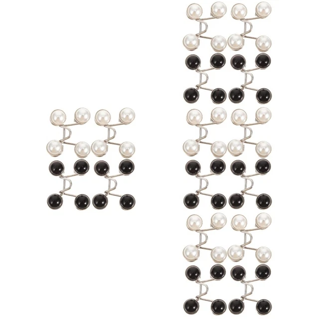 16 PCS Pas de couture de serrecteur de taille de serreur Boutons en jean Bouton