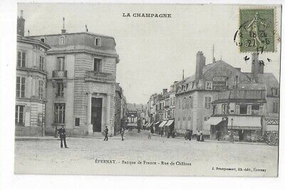 51  Epernay  Banque De France  Rue De Chalons