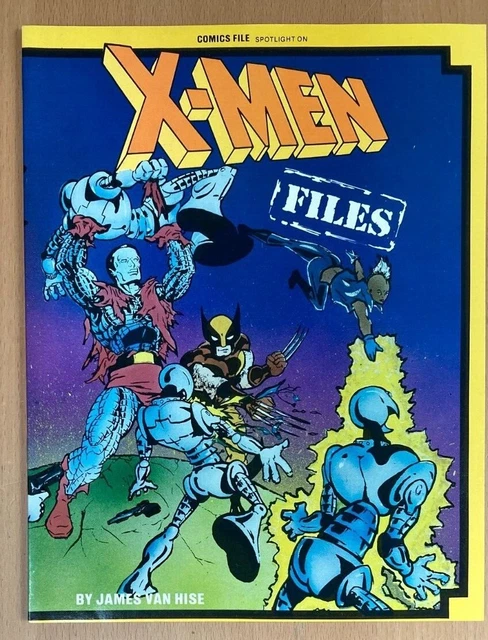 1986 Graphic Novel New Cond!! Marvel Comics Spotlight On X-Men Files Cf 10522D