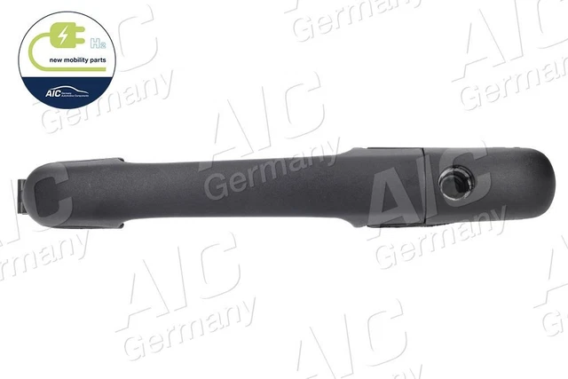 Maniglia Porta Anteriore Sinistra Per Fiat Panda (169, 312) – BLIC Con Cilindro Serratura, Colore Nero, Compatibile Con Modelli 2003-2020