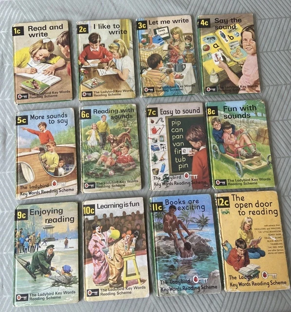 LADYBIRD BOOKS KEY Words Reading Scheme 1c To 12c. Series £16.15