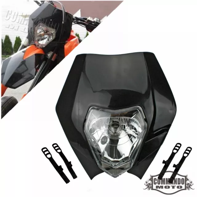 Motocross Headlight Dirt Bike Headlamp For KTM Yamaha WR RMZ DR KLX 125 250 450