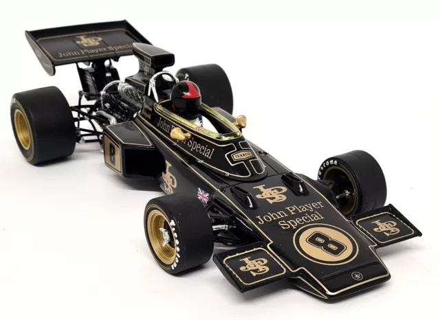 Quartzo 1/18 Lotus 72D JPS Emerson Fittipaldi 1st British GP 1972 Diecast F1 Car