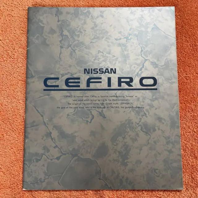 Nissan Cefiro Catalog Bb
