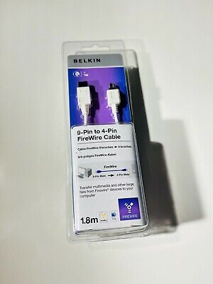 Belkin New Retail Belkin 1.8M Belkin IEEE 1394 6-Pin FireWire Cable Lead CF1000AED06 