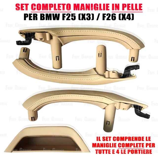 Copertura Maniglia Interna BMW E90 Serie 3 Berlina - Colore Beige, Lato Destro (Anteriore/Posteriore) - Ricambio Originale 51417230854