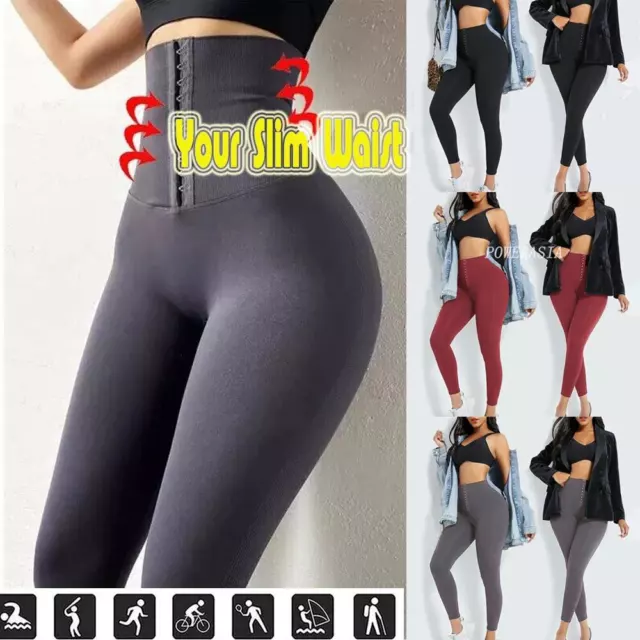 Ladies Shapewear Body Shaper Tummy Control Corset Yoga Pants High Waist Leggings