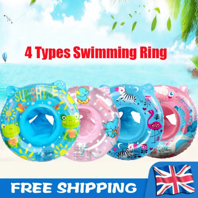 Newborn Baby Swimming Ring With Seat Inflatable Baby Float for Swimming Pool Aid