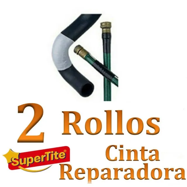 Cinta Reparadora Impermeable 2 Rollos de 1 Metro x 50 mm Envio 24h