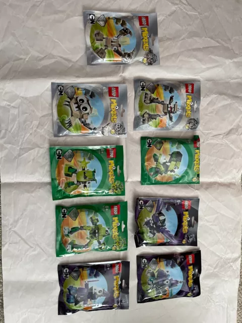 LEGO Mixels Series 3 Complete! Retired! Hard To Find! 9 Polybag Sets! Unopened!