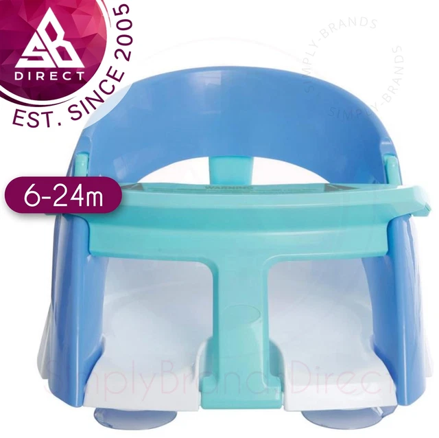 Dreambaby Premium Bath Seat│Kid's Bath Time Fun│Removable Front Panel│Blue│6-24m