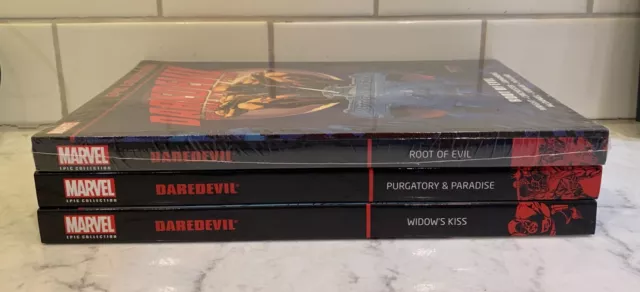 Daredevil Epic Collection lot Purgatory Paradise Widows Kiss Root of Evil Marvel