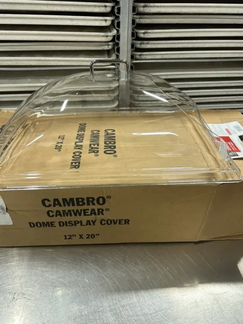 Cambro Camwear Dome Display Cover (12" x 20") Clear #DD1220CW135 - New