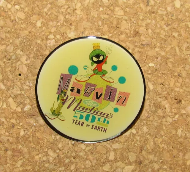 VINTAGE WARNER BROS Marvin the Martian’s 50th Year on Earth Pin Pins ...