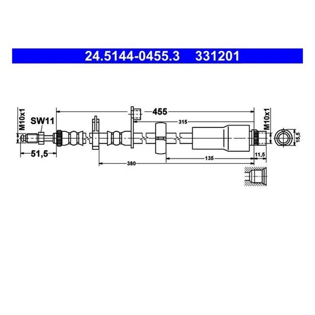 Flexible De Frein ATE 24.5112-0325.3 Au Meilleur Prix