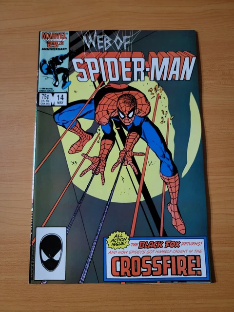 Web of Spider-Man #14 Direct Market Edition ~ NEAR MINT NM ~ 1986 Marvel Comics