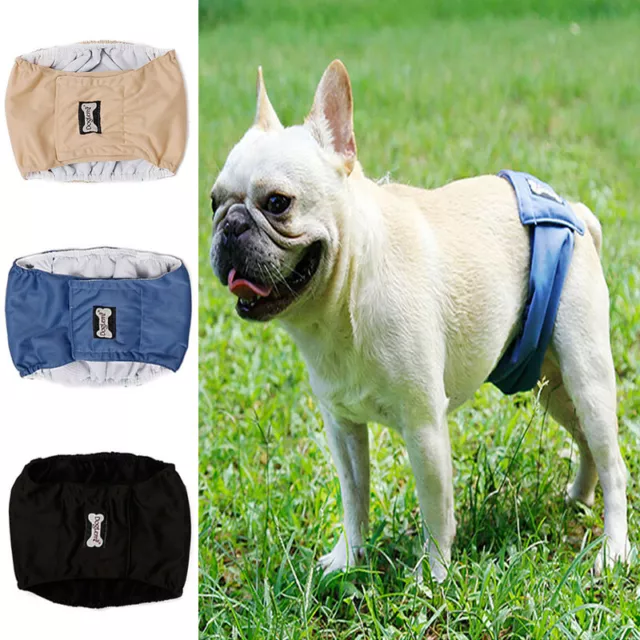 XS-XL Male Dog Puppy Pet Nappies Diapers Belly Wrap Band Sanitary Pant Underpant