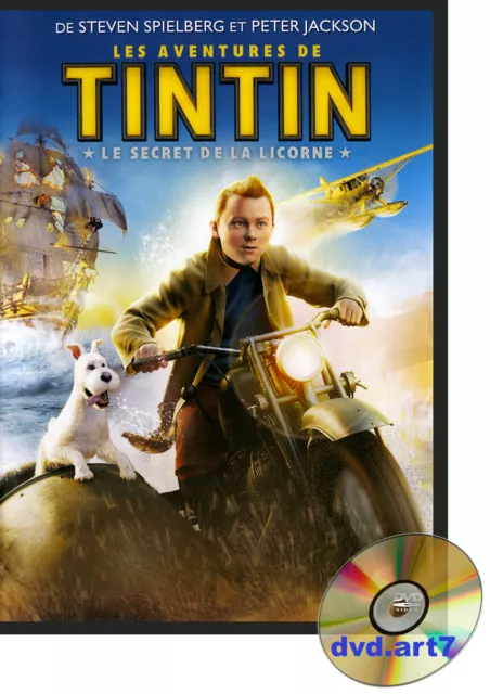 DVD : TINTIN : LE SECRET DE LA LICORNE - Dessin animé de Steven Spielberg