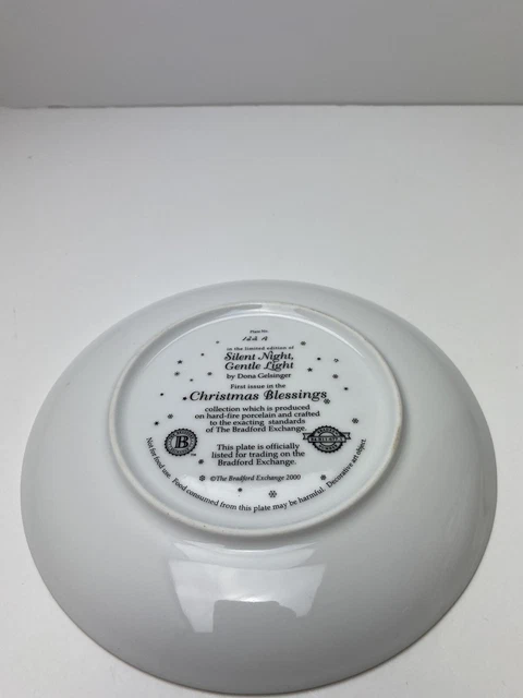 slient night gentle night collectable plate 5