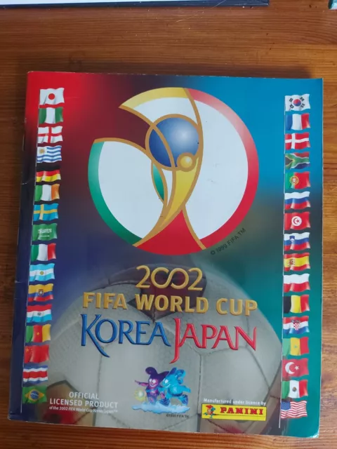 Panini 2002 World Cup Album Complete VGC Rare