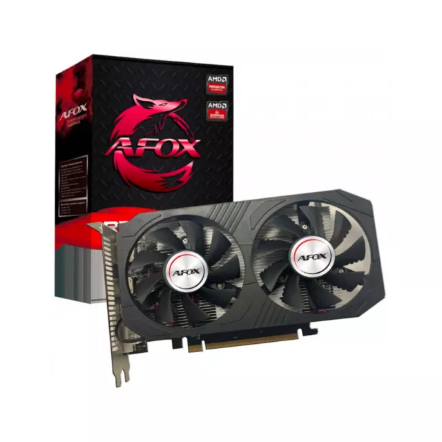 Carte Vidéo AFOX Radeon RX550 Graphique 4GB GDDR5 Minière Gaming AMD DVI Dp HDMI