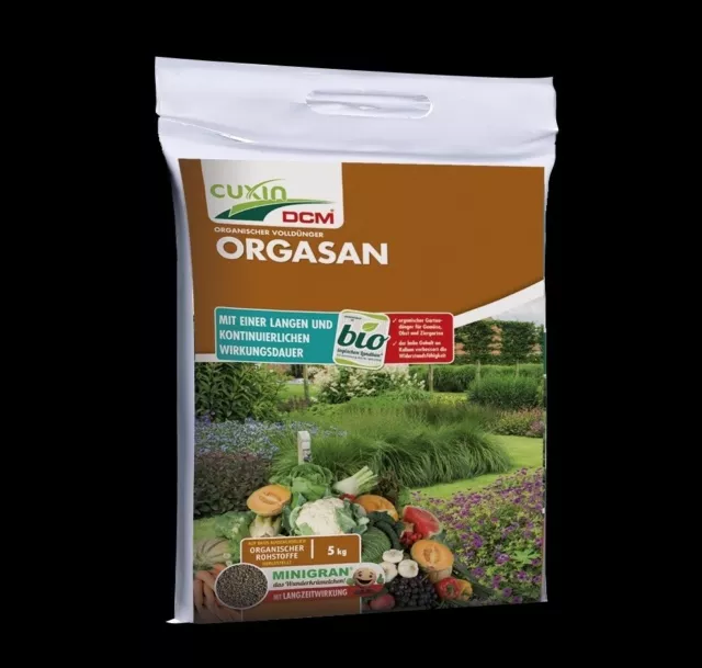 Cuxin Orgasan Organischer Volldünger 5 kg Gartendünger Langzeitwirkung BIO