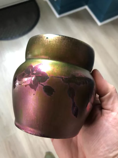 Vase irisé pot céramique modèle montieres