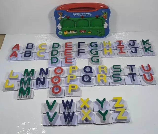 Leap Frog Magnetic Fridge Phonics Word Whammer Learning With 58 Letters!