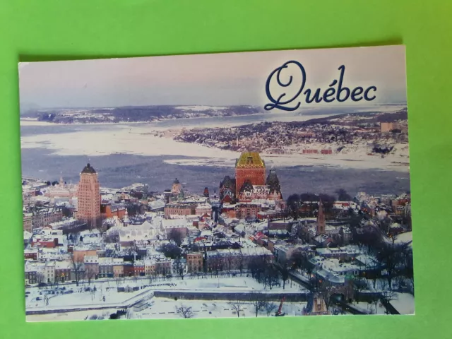 Carte Postale du Canada GF Bonjour de Québec