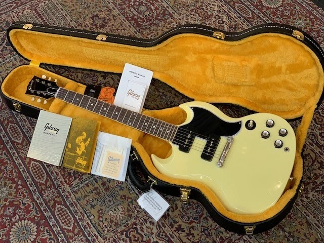 Gibson CS Murphy Lab 1963 SG Special Classic White Ultra Light Aged  203813