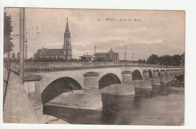 METZ - Moselle - CPA 57 - bridges - Pont des Morts -