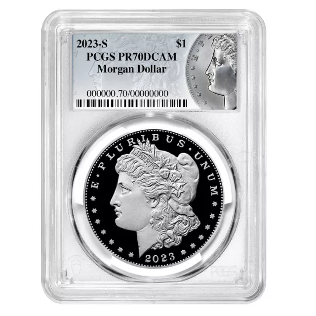 2023-S Proof $1 Morgan Silver Dollar PCGS PR70DCAM Morgan Label
