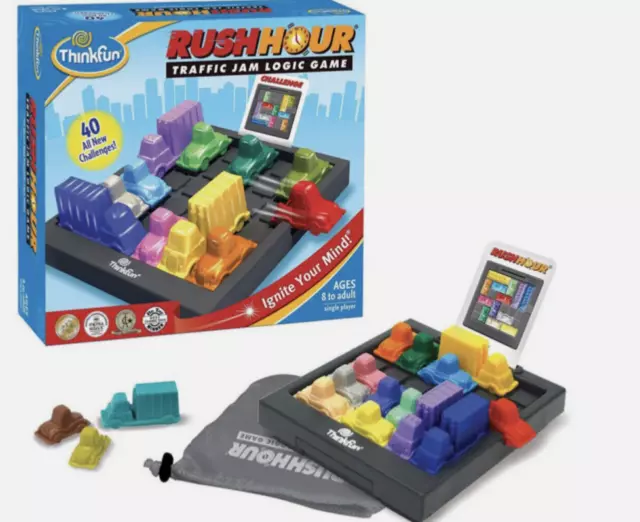 BNIB Rush Hour puzzle game - Traffic Jam Fun Logic Game. for all ages 8+. NEW