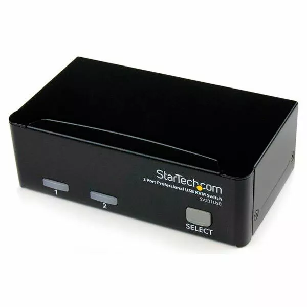 StarTech.com SV231USBGB 2 Port Professionnel USB KVM Switch Kit avec Câbles