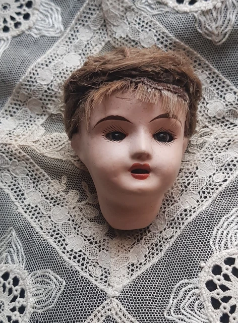 Reproduction Tête De Poupée Ancienne Schmidt 4.5 - Porcelaine Bisque 13 Cm - France 1996