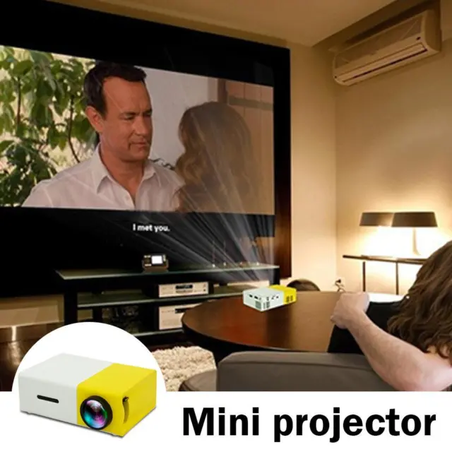 WIFI 1080P Home Theater Cinema USB HDMI AV SD Mini Portable HD LED Projector A3