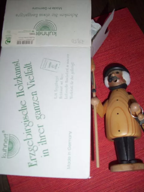 Nachtwächter Räuchermann Räuchermännchen Kuhnert Erzgebirge Neuwertig! OVP!