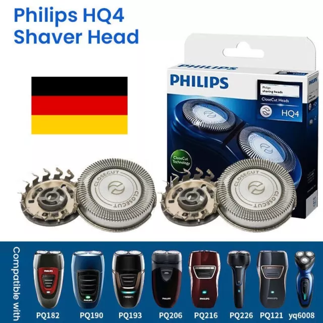 Original Philips HQ4-Ersatzscherkopfserie für HQ1, PQ20, PQ21, HQ8, HQ4